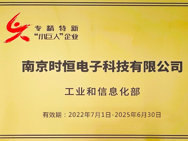 國家級專精特新小巨人企業